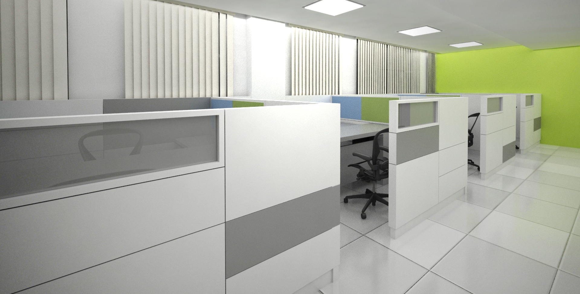 CUBICLE AREA VIEW 1